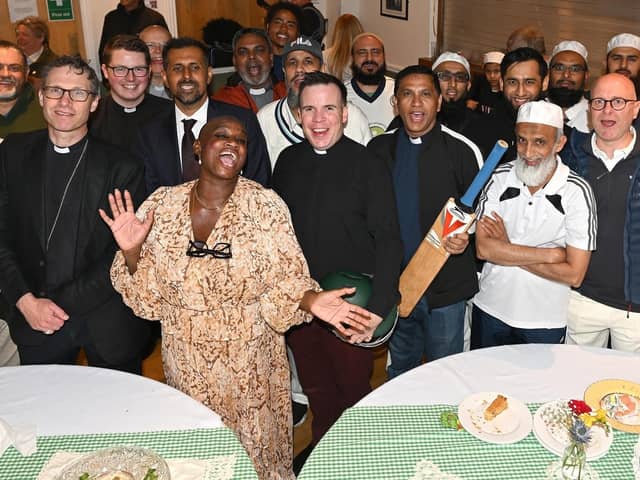 Andi Oliver's Fabulous Feasts filmed in Burnley. PICTURE: Clive Lawrence for Blackburn Diocese