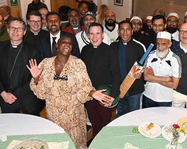 Andi Oliver's Fabulous Feasts filmed in Burnley. PICTURE: Clive Lawrence for Blackburn Diocese