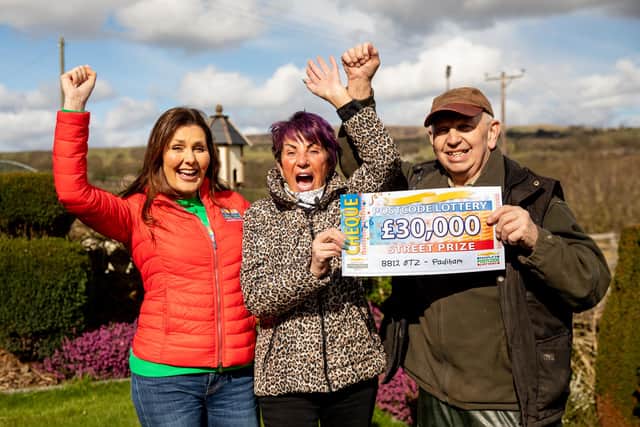 Joy for Postcode Lottery winners Bob and Margaret Atkinson