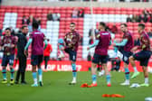 Burnley's Taylor Harwood-Bellis during the pre-match warm-up. Photographer Alex Dodd/CameraSport.