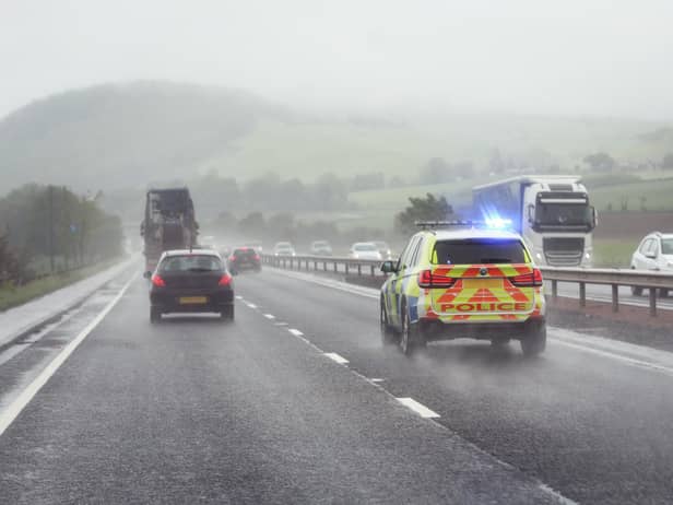 Police closed the M65 between junction 11 and junction 14 whilst they worked at the scene on Sunday (November 6)