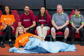 Emmaus Burnley is calling on business leaders, community organisations and individuals to raise funds for people in need by sleeping out at Burnley FC’s Turf Moor