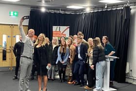 Former 'The  Apprentice' candidates Adam Corbally and Camilla Rose Ainsworth came to Burnley College to a burnley.social event  aimed at a younger demographic to raise aspirations and make younger residents aware of what a great place Burnley is to study, work and live.