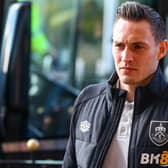 Burnley's Connor Roberts steps off the coach outside the Stadium of Light

The EFL Sky Bet Championship - Sunderland v Burnley - Saturday 22nd October 2022 - Stadium of Light - Sunderland