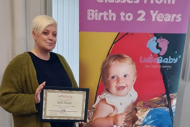 Kelly Bland can't wait to launch her LullaBaby classes at her Krafty Cow tearoom in Burnley