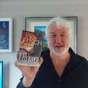 Paul Finch with his first historical action-adventure novel Usurper