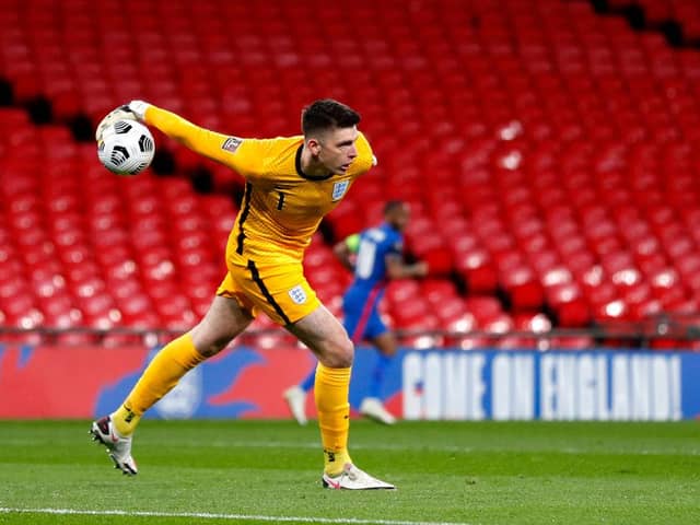 Nick Pope of England.  (Photo by Adrian Dennis - Pool/Getty Images)