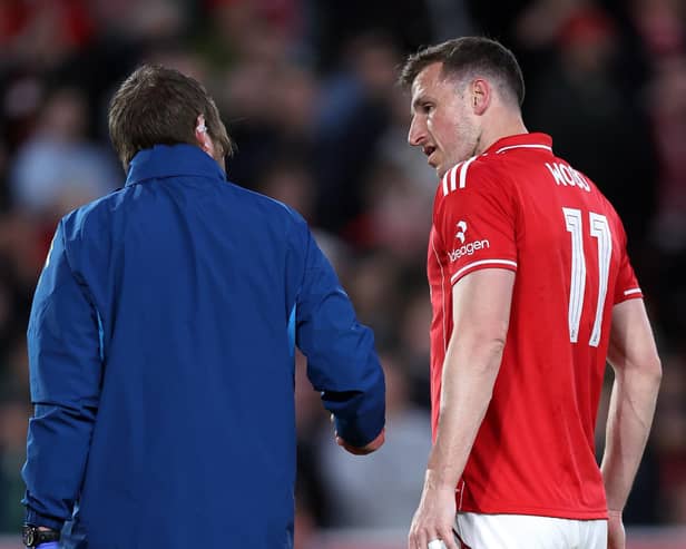 Wood was forced off during the first half against Porto last night (Photo by Alex Livesey/Getty Images)