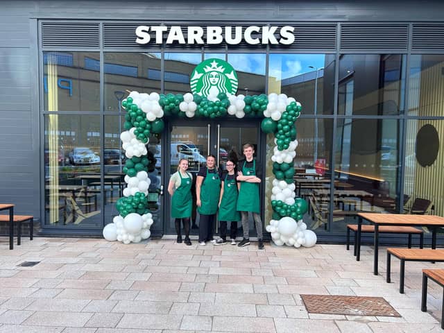 A new Starbucks store has opened in Pioneer Place in Burnley, creating 15 new jobs.