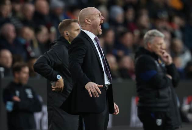 Sean Dyche, Manager of Burnley. (Photo by Clive Brunskill/Getty Images)