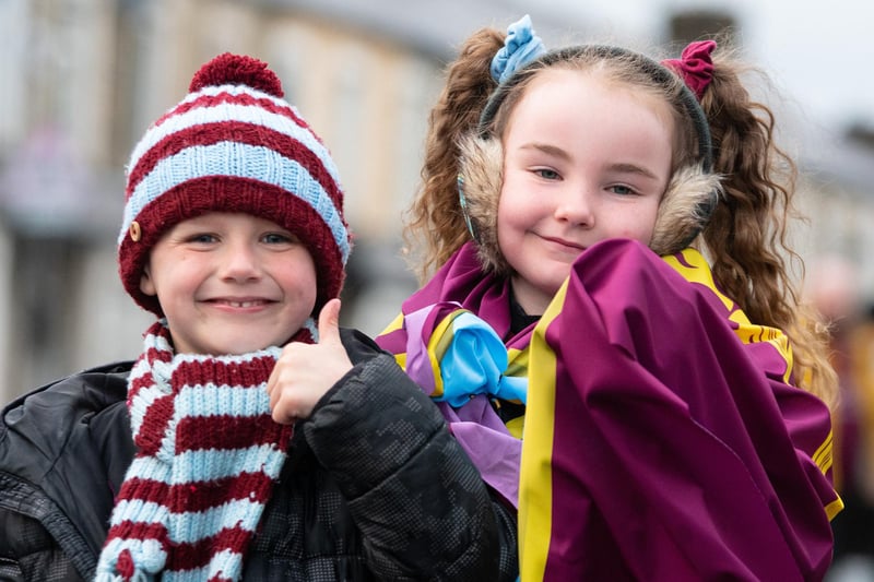 Burnley fans arrive at Turf Moor for the top of the table Championship clash with Sheffield United. Photo: Kelvin Stuttard