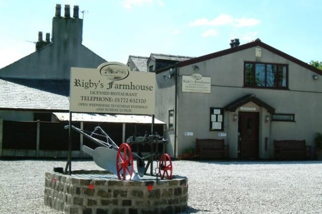 Rigby's Farmhouse on Carr Lane, Preston, has a rating of 4.7 out of 5 from 228 Google reviews