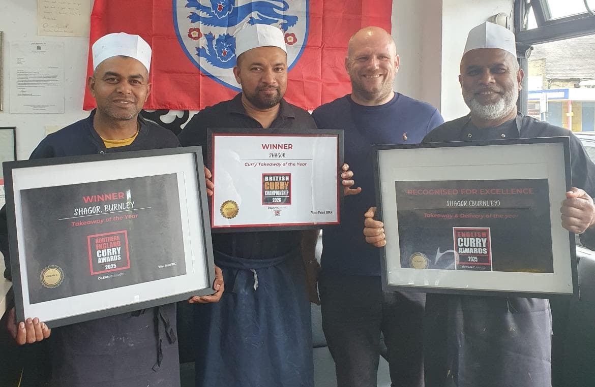 Burnley takeaway Shagor named Curry Takeaway of the Year in British Curry ...