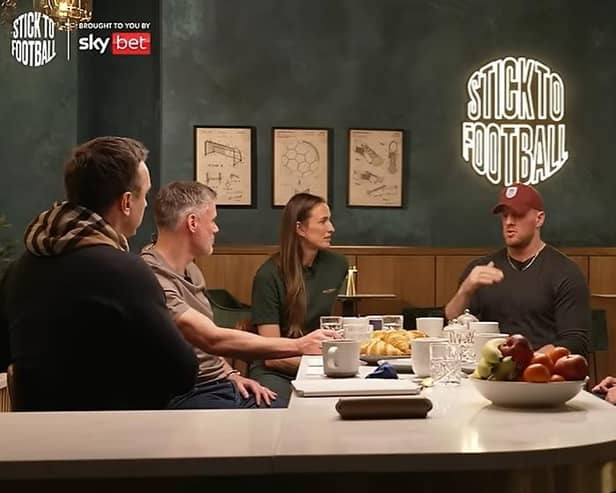 Watt appeared on The Overlap's Stick to Football Podcast with Gary Neville, Jamie Carragher, Jill Scott, Roy Keane and Ian Wright