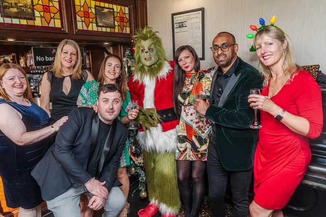 The Grinch was one of the celebrities who made an appearance at the festive themed Burnley town centre Customer Service Awards held at The Mechanics Theatre