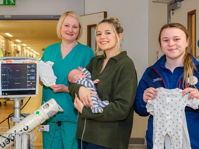 Tesco has donated packs of F&F Premature Baby Essentials to Burnley General's neonatal unit.