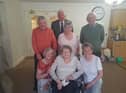 Edith Haworth celebrates her 100th birthday surrounded by her family