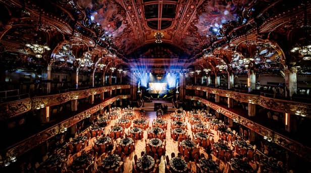 BIBAs 2022: The magnificent Blackpool Tower Ballroom was given the BIBAs treatment. Michael Porter Photography