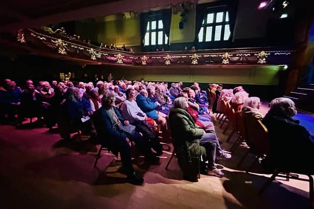 Meeting at Colne Muni against the proposed Calderdale Wind Farm