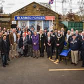 The Official opening of the Armed Forces Support Group extension