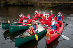 The festive paddle will take place on the Leeds and Liverpool Canal in Burnley
