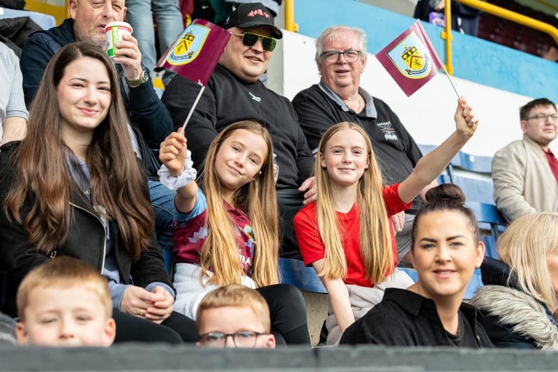 Burnley FC women fans before the side faced Derby County at Turf Moor. Photo: Kelvin Lister-Stuttard