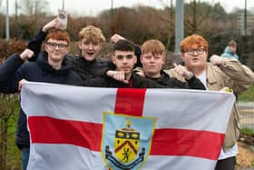 Burnley fans arrive at the Vitality Stadium ahead of the FA Cup tie with Bournemouth.