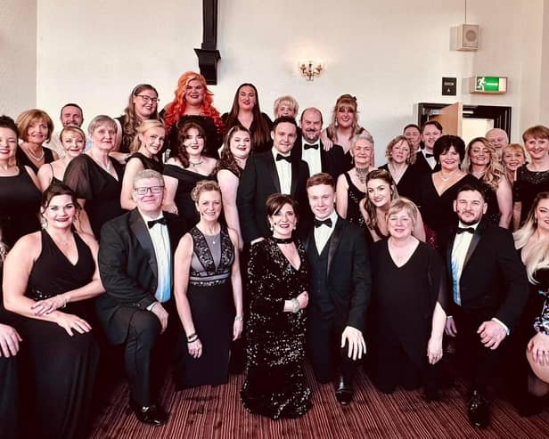 The cast of 'A Musical Celebration' by Burnley Light Opera Society to celebrate the company's 90th birthday