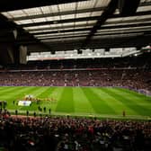 MANCHESTER, ENGLAND - APRIL 27:  General View prior to the Premier League match between Manchester United and Burnley FC at Old Trafford on April 27, 2024 in Manchester, United Kingdom. (Photo by Ash Donelon/Manchester United via Getty Images)