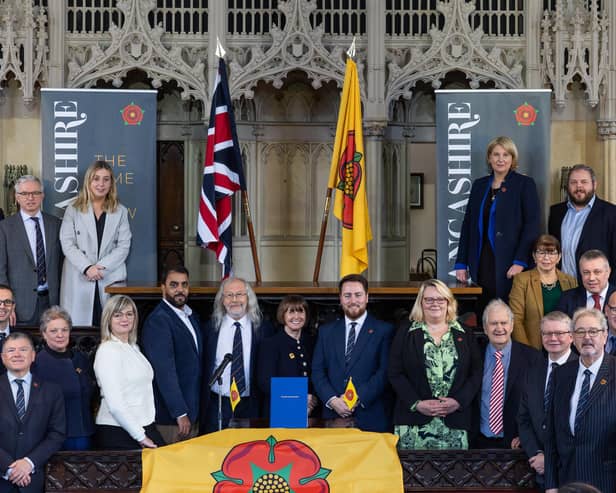 Lancashire Devolution deal signing at Lancaster Castle has been opposed by the Burnley Labour Group