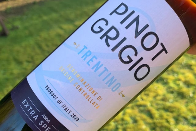 I noticed the shelves in my local ASDA had a gaping hole where this wine should have been … so it must be a winner with many people. Pinot grigio is typically a simple Italian white wine and sometimes I find one with a bit more to say for itself. Grapes for this wine grow in Trentino, the north of Italy, with the majestic Alps in the distance. The wine is a classic PG, with flavours of pear, green apple and white peach.
(ASDA, £6.50)