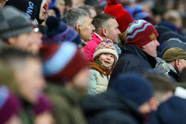 Burnley fans watch from the stands inside Turf Moor

The EFL Sky Bet Championship - Burnley v Coventry City - Saturday 14th January 2023 - Turf Moor - Burnley