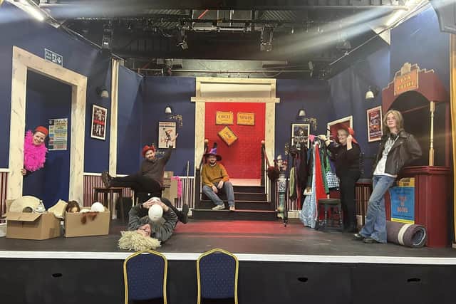Curtain Up! is currently playing at the Rossendale Players' New Millennium Theatre
