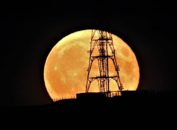 The supermoon will be visible tonight