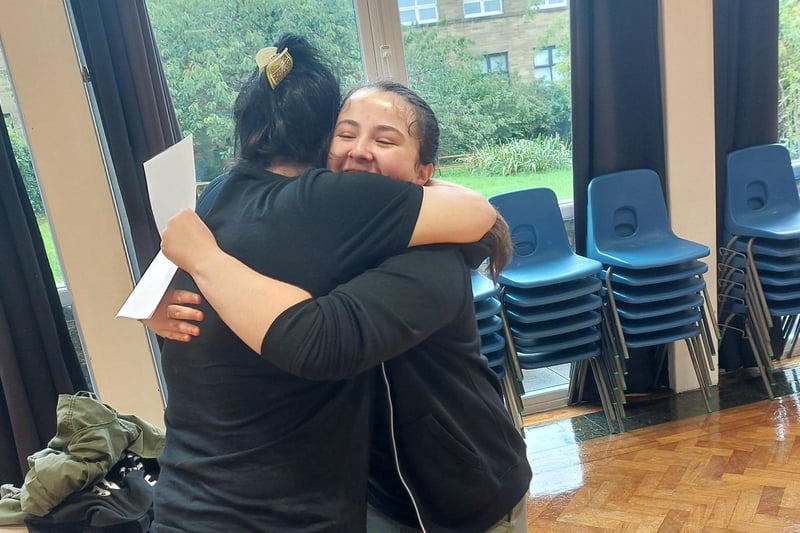 10 photos of West Craven High School pupils celebrating their GCSE results.