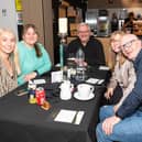 Diners enjoying the Waste Not Feast More event at Down At Town in Burnley Town Centre. Photo: Kelvin Lister-Stuttard