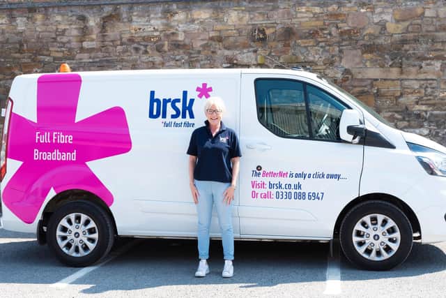 “Burnley is the first place in Lancashire where we started rolling out our broadband so it’s extra special to us,” Jo Spencer from brsk. Submitted picture