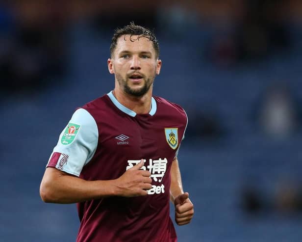BURNLEY, ENGLAND - AUGUST 28: Danny Drinkwater of Burnley in action during the Carabao Cup Second Round match between Burnley and Sunderland at Turf Moor on August 28, 2019 in Burnley, England. (Photo by Jan Kruger/Getty Images)
