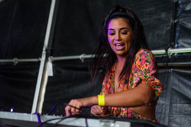 DJ Nadia Lucy, in action on the decks at Burnley's Retro in the Park, is a huge advocate for her hometown of Padiham