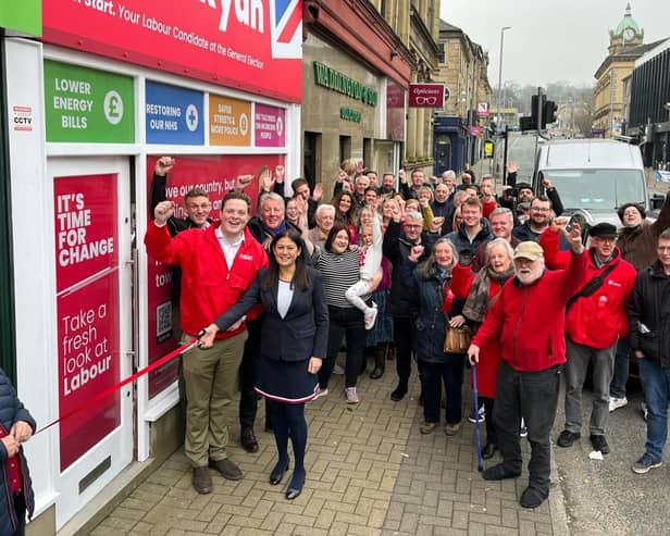 Shadow Secretary of State Lisa Nandy MP opened Labour's new campaign office in Manchester Road, Burnley