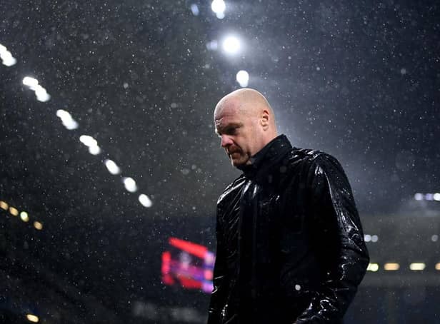 Sean Dyche, Manager of Burnley.  (Photo by Gareth Copley/Getty Images)