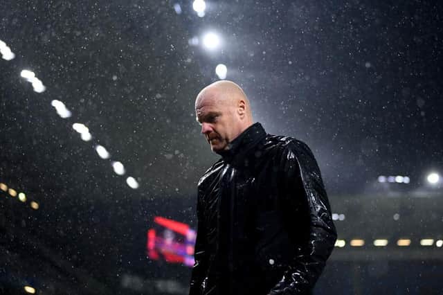 Sean Dyche, Manager of Burnley.  (Photo by Gareth Copley/Getty Images)