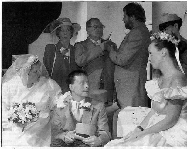 Sylvia's Wedding presented in 2001 by Burnley Garrick Theatre Group.