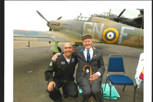 Veteran RAF Lancaster bomber gunner Stephen Bacon from Burnley, who has died aged 102