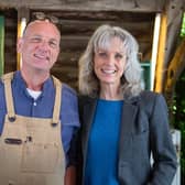The Repair Shop's Horologist Steve Fletcher and leather expert Suzie Fletcher.