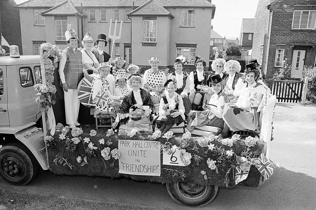 Do you recognise anyone from the Park Hall Centre float at the carnival?