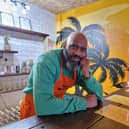 Malcolm Leak, who runs Caribbean restaurant C&H in Burnley.