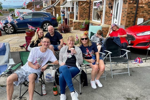 Bluebell Grove residents held a street party for the Queen's platinum jubilee