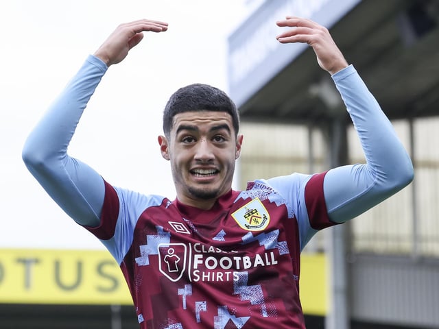 Burnley's Anass Zaroury celebrates scoring the opening goal
The EFL Sky Bet Championship - Norwich City v Burnley - Saturday 4th February 2023 - Carrow Road - Norwich