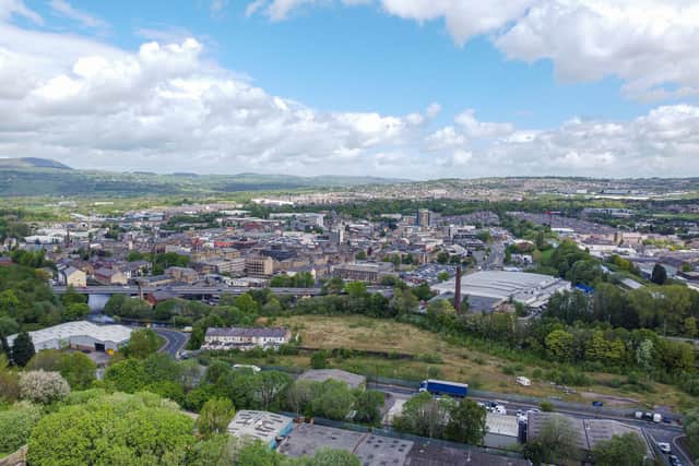 Looking over Burnley from Healey Heights. Photo: Kelvin Stuttard
